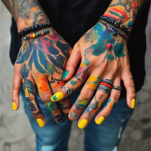 Painted Hands