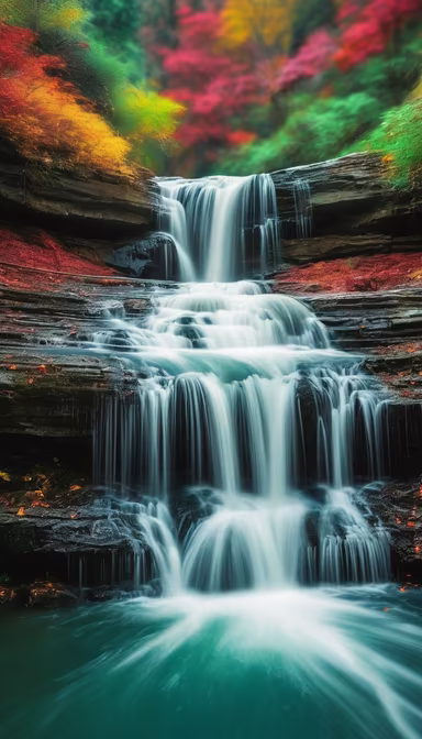 Autumn Cascade