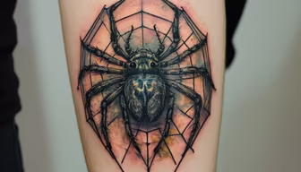 Spider Web Tattoo Spider Web Tattoo
