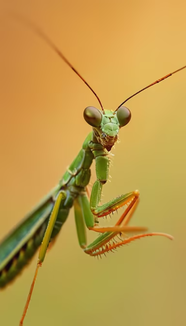 Praying Mantis Close-Up