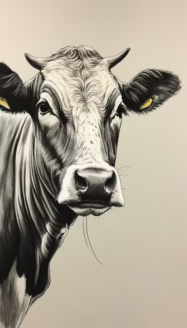 Cow Portrait Cow Portrait