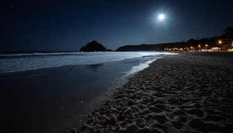 Moonlit Beach Moonlit Beach