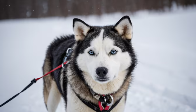 Winter Husky