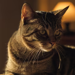 Contemplative Feline