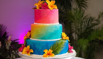 Tropical Celebration Cake Tropical Celebration Cake