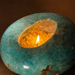 Stone Candle Holder Stone Candle Holder