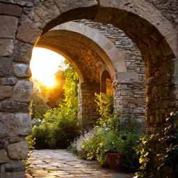 Stone Archway Garden