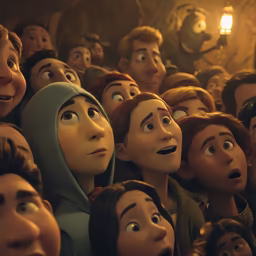 A Crowd's Gaze