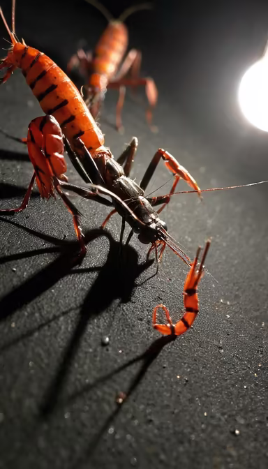 Cave Cricket Close-Up Cave Cricket Close-Up