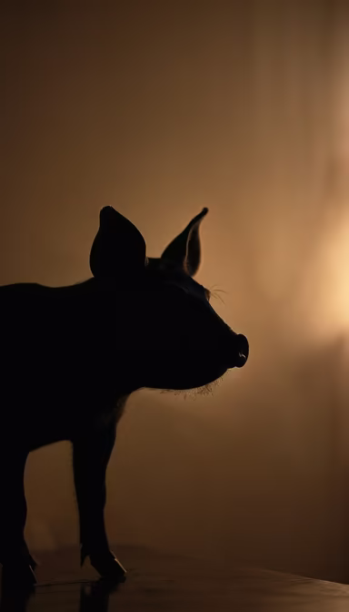 Piglet Silhouette Piglet Silhouette
