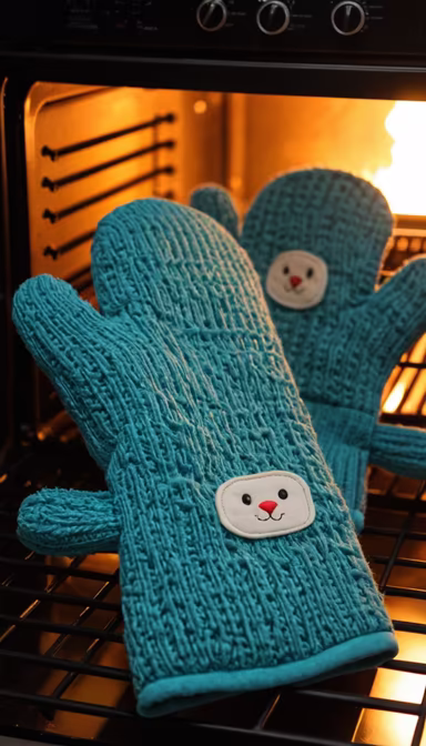 Bunny Oven Mitts