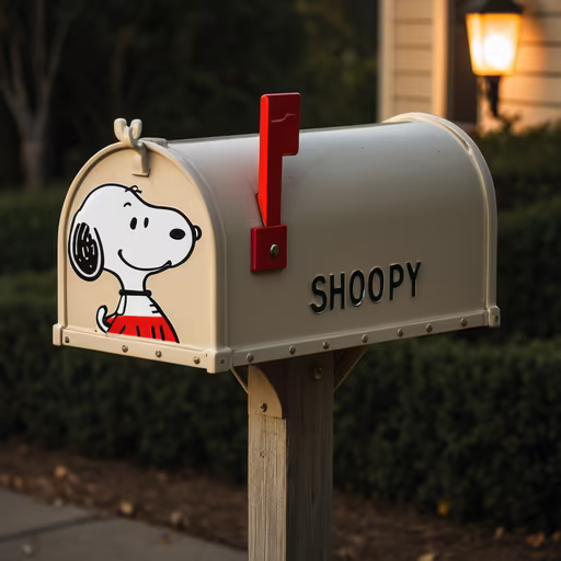 Snoopy Mailbox