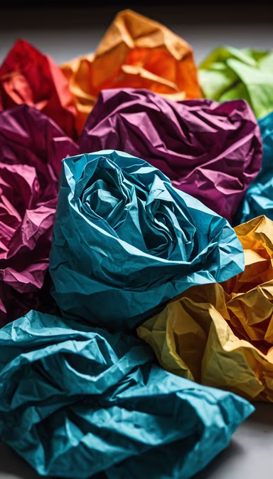 Colorful Paper Roses Colorful Paper Roses