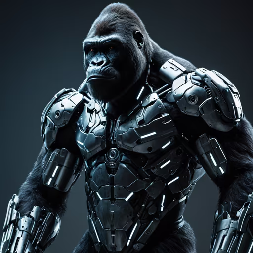 Cyberpunk Gorilla