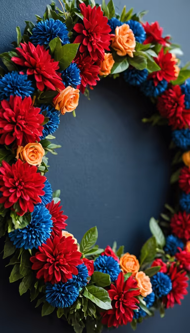 Festive Floral Wreath Festive Floral Wreath