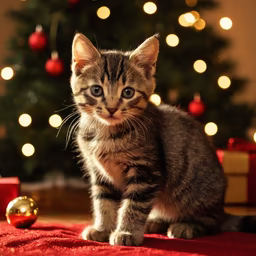 Christmas Kitten Christmas Kitten