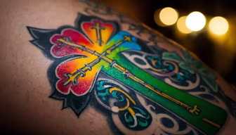 Colorful Cross Colorful Cross