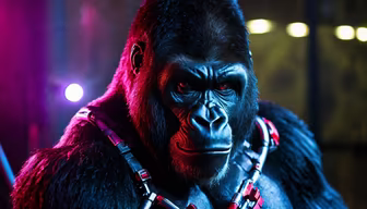 Cyberpunk Gorilla Cyberpunk Gorilla