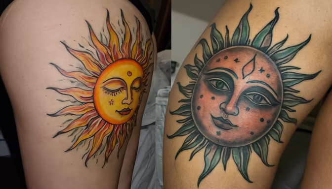 Sun Tattoos