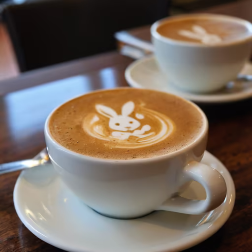 Bunny Latte Art