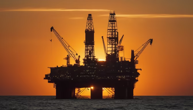 Offshore at Sunset