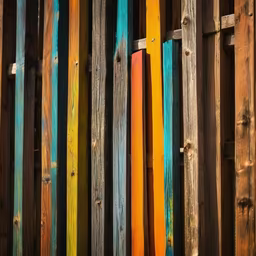 Colorful Wood Colorful Wood