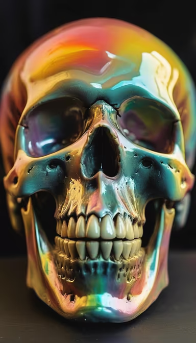 Iridescent Skull Iridescent Skull