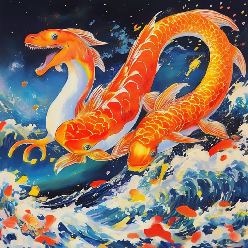 Dragon Koi