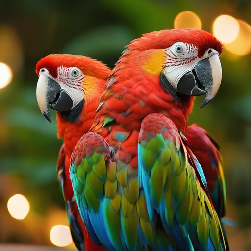 Scarlet Macaws