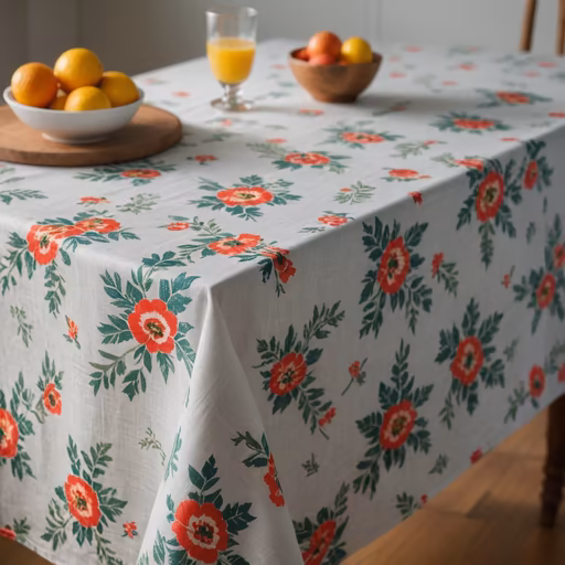 Floral Table Setting
