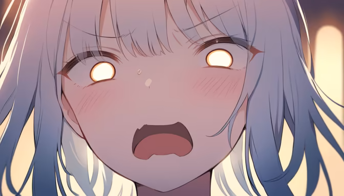Shocked Anime Girl