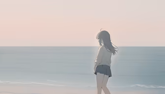 Beach Contemplation Beach Contemplation