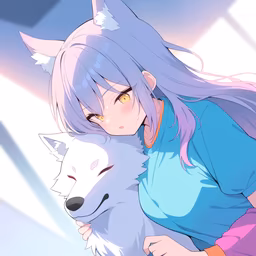 A Girl and Her Wolf A Girl and Her Wolf