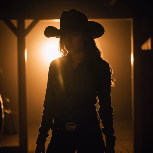 Cowgirl Silhouette