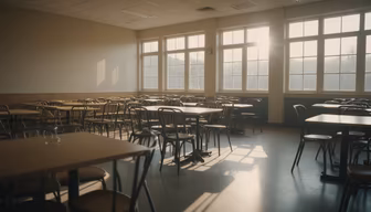 Empty Cafeteria Empty Cafeteria