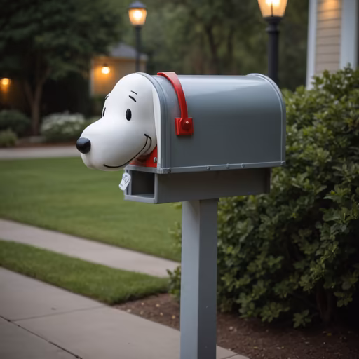 Snoopy Mailbox