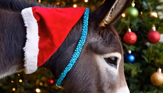 Festive Donkey Festive Donkey