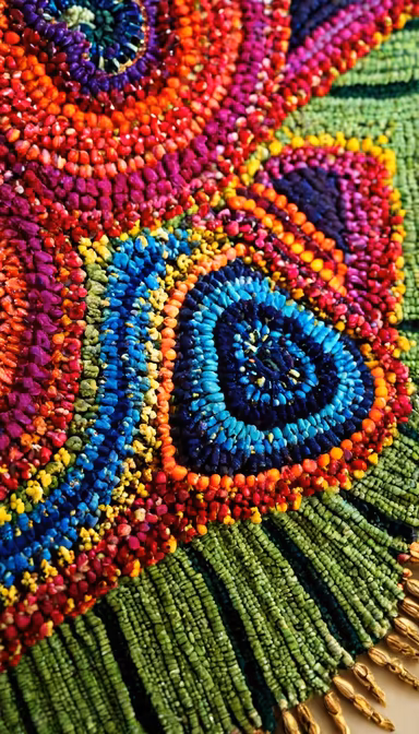Vibrant Textile Art Vibrant Textile Art
