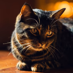 Contemplative Feline