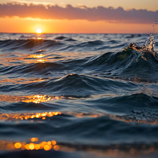 Golden Hour Waves
