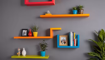Colorful Shelves