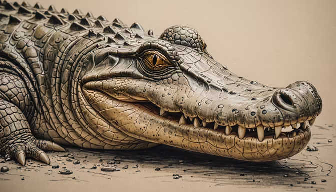 Alligator Portrait