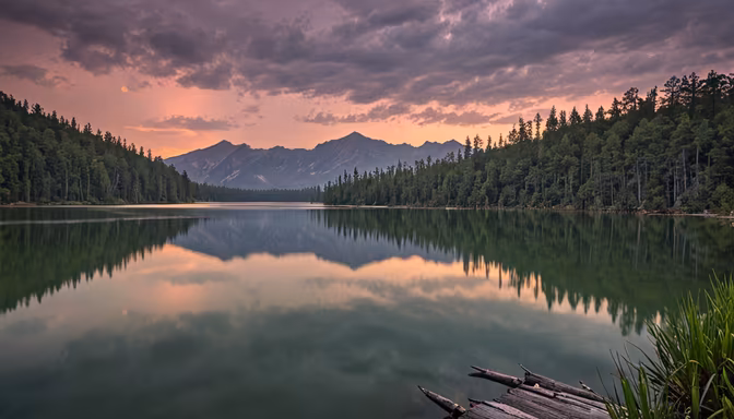 Mountain Lake Serenity
