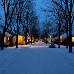 Winter Evening Winter Evening