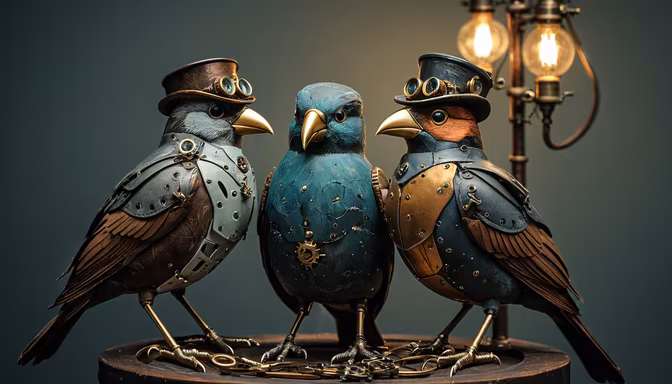 Steampunk Aviary