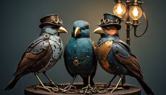 Steampunk Aviary Steampunk Aviary