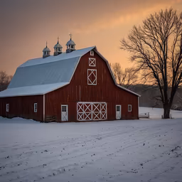 Winter Barn Winter Barn