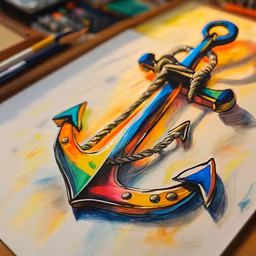 Colorful Anchor