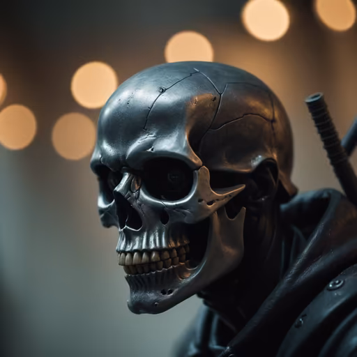 Cyberpunk Skull