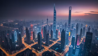 Cityscape at Dusk